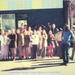 group outside the first 'door' on granite street